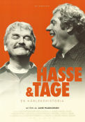 Hasse och Tage en kärlekshistoria 2019 poster Hans Alfredson Tage Danielsson Daniel Alfredson Ingvar Carlsson Jane Magnusson Dokumentärer