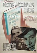 Hattmakarens borg 1942 poster Robert Newton Deborah Kerr