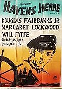 Havens herre 1939 poster Douglas Fairbanks Jr Margaret Lockwood Will Fyffe Frank Lloyd Skepp och båtar