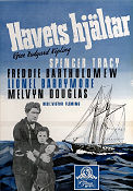 Havets hjältar 1937 poster Spencer Tracy Freddie Bartholomew Victor Fleming Text: Rudyard Kipling Skepp och båtar