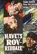 Havets rovriddare 1959 poster Stanley Baker Victor McLaglen Luciana Paluzzi Cy Endfield Skepp och båtar