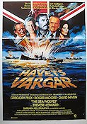 Havets vargar 1980 poster Roger Moore Gregory Peck David Niven Andrew V McLaglen Krig