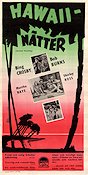 Hawaiinätter 1937 poster Bing Crosby