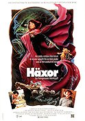 Häxor 1990 poster Anjelica Huston Mai Zetterling Jim Henson Text: Roald Dahl