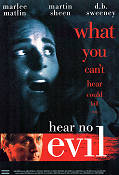 Hear No Evil 1993 poster Marlee Matlin Robert Greenwald