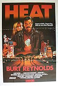 Heat 1986 poster Burt Reynolds Karen Young Gambling Pengar