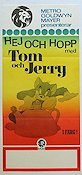 Hej hopp med Tom och Jerry 1974 poster Animerat Katter