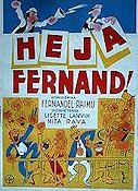 Heja Fernand 1939 poster Fernandel