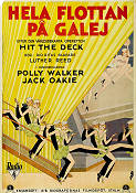Hela flottan på galej 1930 poster Polly Walker Jack Oakie Luther Reed Dans