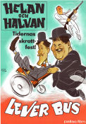 Helan och Halvan lever bus 1938 poster Laurel and Hardy Stan Laurel Oliver Hardy Patricia Ellis John G Blystone