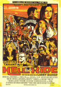 Hell Ride 2008 poster Dennis Hopper Michael Madsen Julia Jones David Carradine Larry Bishop Motorcyklar