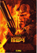 Hellboy 2019 poster David Harbour Milla Jovovich Ian McShane Neil Marshall Från serier