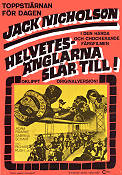 Helvetesänglarna slår till 1967 poster Jack Nicholson Adam Roarke Richard Rush Motorcyklar