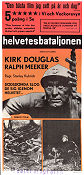 Helvetesbataljonen 1957 poster Kirk Douglas Ralph Meeker Adolphe Menjou Stanley Kubrick Krig