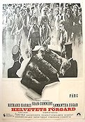 Helvetets förgård 1970 poster Richard Harris Sean Connery Samantha Eggar Martin Ritt