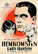 Hemkomsten 1928 poster Lars Hanson Dita Parlo Joe May
