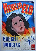 Hemlig eld 1948 poster Rosalind Russell Melvyn Douglas