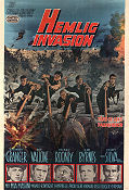 Hemlig invasion 1964 poster Stewart Granger Henry Silva Mickey Rooney Roger Corman