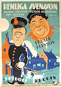 Hemliga Svensson 1933 poster Fridolf Rhudin Edvard Persson Weyler Hildebrand Schamyl Bauman Eric Rohman art