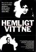 Hemligt vittne 1986 poster Lesley Ann Warren Peter Weller Robert Bierman