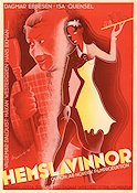 Hemslavinnor 1933 poster Dagmar Ebbesen Isa Quensel