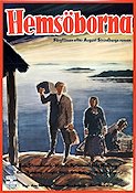 Hemsöborna 1955 poster Erik Strandmark Hjördis Petterson Nils Hallberg Arne Mattsson Text: August Strindberg Skärgård