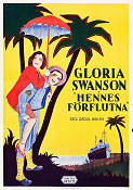 Hennes förflutna 1928 poster Gloria Swanson Lionel Barrymore Raoul Walsh