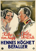 Hennes höghet befaller 1931 poster Willy Fritsch Käthe von Nagy Hanns Schwarz