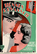 Hennes revansch 1930 poster Bebe Daniels Kenneth Thomson Lowell Sherman