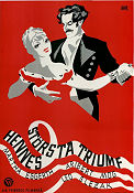 Hennes största triumf 1934 poster Martha Eggerth Theo Lingen Johannes Meyer