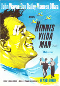 Hennes vilda man 1957 poster John Wayne Maureen O´Hara Dan Dailey John Ford Flyg