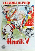 Henrik V 1946 poster Laurence Olivier Text: William Shakespeare