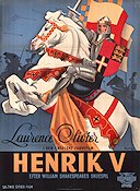 Henrik V 1946 poster Laurence Olivier Text: William Shakespeare