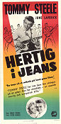 Hertig i jeans 1958 poster Tommy Steele June Laverick Gerald Thomas Rock och pop