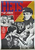 Hets 1944 poster Alf Kjellin Stig Järrel Mai Zetterling Alf Sjöberg Text: Ingmar Bergman Skola