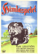 Himlaspelet 1942 poster Rune Lindström Erik Hell Gudrun Brost Alf Sjöberg