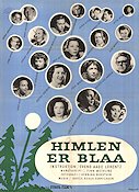Himlen er blaa 1954 poster Svend Aage Lorentz Danmark