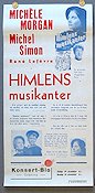Himlens musikanter 1941 poster Michele Morgan