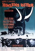 Himlens rötter 1959 poster Errol Flynn Juliette Greco Trevor Howard Orson Welles John Huston Hitta mer: Africa