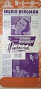 Himlens vrede 1941 poster Ingrid Bergman Robert Montgomery