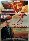 Himmel över Berlin 1987 poster Bruno Ganz Wim Wenders Konstaffischer