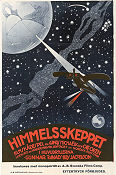 Himmelsskeppet 1918 poster Gunnar Tolnaes Zanny Petersen Holger-Madsen Danmark