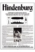 Hindenburg 1976 poster George C Scott Anne Bancroft Robert Wise Flyg