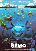 Hitta Nemo 2003 poster Albert Brooks Andrew Stanton Filmbolag: Pixar Animerat Fiskar och hajar