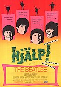 Hjälp! 1965 poster Beatles John Lennon Paul McCartney George Harrison Richard Lester Rock och pop Musikaler