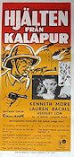 Hjälten från Kalapur 1959 poster Kenneth More J Lee Thompson