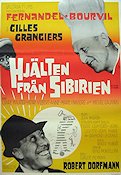 Hjälten från Sibirien 1964 poster Fernandel Bourvil Mat och dryck