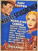 Hjälteskvadronen 1941 poster Gary Cooper Madeleine Carroll Cecil B DeMille