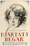 Hjärtats begär 1921 poster Pauline Frederick Roy Stewart Henry King