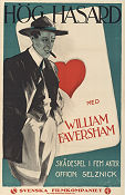 Hög hasard 1920 poster William Faversham Lucy Cotton Hobart Henley
